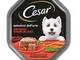 Cesar Selezioni dell'Orto Cibo per Cane con Manzo e Verdure dell'orto 150 g - 14 Vaschette