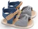 0-18M Baby Girl Infant PU Suola di Gomma in Gomma Scarpe estive Sandali Primi Camminatori...