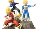 3 pz/Set Anime Dragon Ball Z Absolute Perfection Figure Apf Son Goku Trunks Vegeta Battle...