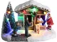 Christmas Concepts® LED Illumina la Scena del Villaggio di Natale - 8"/ 20cm (Negozio di S...