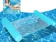 Gxhong Amaca Gonfiabile, 4 in 1 Amaca di Acqua Galleggiante Gonfiabile, Piscina Lounge Mat...