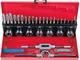 KS Tools, 331.0632, Set di attrezzi per filettatura HSS in valigetta industriale, 32 pz.