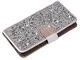 JMTALL Custodia Glitter per realme 8 5G Flip Cover in Pelle Brillantini a Libro 3D Strass...