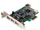 STARTECH.COM Scheda USB a 4 Porte PCIe a Basso Profilo ad Alta velocità