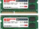 Komputerbay MACMEMORY 16GB Kit (2x8GB) DDR3L 1600MHz PC3L-12800 SODIMM Memory compatibile...