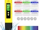 Mture PH Tester Misuratore Digitale, Misuratore PH Digitale Gamma 0.00-14.00 Penna PH, Por...