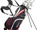 Wilson Set, Amazon Exclusive, completo per principianti, 10 mazze da golf con sacca, Uomin...