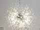 Lampadari a sfera con fuochi d'artificio a forma di stella, lampada da soffitto a LED in a...