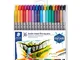 STAEDTLER 3200 Design Journey – Set 36 Pennarelli Da Colorare doppia punta 3,0 mm e 0,5 – ...