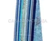 Bassetti Ravello Foulard, Cotone, Blu, 350X270