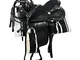 SILVER STAR Sella Western Amigo Completa Nero 16” = 40 cm