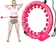 MOAMDAUT Hula Hoop Fitness Dimagrante Regolabile 360°Massaggio Surround, 24 Nodi Fitness M...