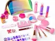 balnore Trucchi Bambina Set, Trucchi per Bambine Trucco Regalo Compleanno 21 Pezzi per Bam...