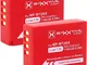 2x Baxxtar Pro Batteria compatibile con Fujifilm NP-W126s NP-W126 (reale 1140mAh) per X-A7...
