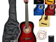 3rd Avenue Pacchetto con Chitarra Classica di Dimensioni 3/4, con Custodia da Trasporto, C...