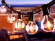 BACKTURE Catena Luminosa Lampadina, 6.8M Stringa di Luci Esterno e Interno con 16 LED Lamp...