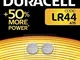 Duracell 10DULR44-2 - Batterie a bottone AG13 V13GA, 10 confezioni da 2 batterie