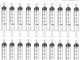 Gufastoe 30pcs 5ml Asettico Siringa(Senza Ago) con Tappi,Siringa di Plastica,Siringhe Mono...