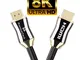 PremiumTech - Cavo HDMI 2.1-5M - Portata Fino a 10K e 4K 120hz - Ultra High Speed 48GB/s -...