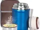 Contenitore Termico per Alimenti, 750ml Thermos Alimenti Caldi per Alimenti di Acciaio Ino...