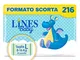 Lines Baby Large, 216 Pannolini, Taglia 4 (8-16 Kg),Confezione Scorta Mensile