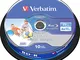 10 Verbatim DataLife BD-R Blu Ray Vergine 25GB printable stampabile