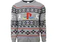 Numskull Playstation Maglione, Grigio, S Unisex-Adulto