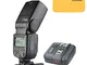 Godox TT600 2.4 G Wireless Camera Flash Speedlite + X1T-N TTL trasmettitore per Nikon