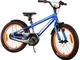 Bici Bicicletta Bambino Rocky 18 Pollici Blu 95% assemblata