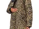 mama.licious Mltuk 2in1 Tikka Padded Long Coat A. Cappotto, Tigers Eye/AOP: Nero, S Donna