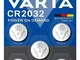 VARTA Pile a Bottone CR2032 al litio, confezione da 5, Power on Demand, Lithium, 3V, imbal...