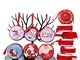 Gudotra 14 Pezzi Addobbi Albero di Natale Scatole Regalo Caramelle Natalizie Gadget Comple...