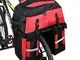 WILDKEN Borsa per sella posteriore bici 3 in 1 Borsa per borsa laterale per bici 70L Borsa...