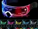 KIMIMARA Occhiali Led - Occhiali Festa Occhiali Discoteca Cyberpunk Luminosi Glasses-High...