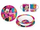 Star Licensing Set da Tavola Minnie Mouse Disney - Piatto Piano, Piatto Fondo Zuppa e Tazz...