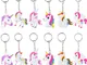 annhao Portachiavi, 12 Pezzi, Design Keychains per i Regali dei Bambini Premio e Festa per...