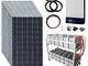 3.6kW 48V Sistema di energia solare Off-grid completo con 12 pannelli solari da 300W, inve...