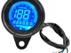 Tachimetro-Duokon universale DC 12V 0-199 km/h Contagiri LCD Contagiri Moto Tachimetro LCD...