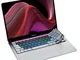 JCPAL Shortcuts - Protezione tastiera per MacBook Air 2020, 13 pollici, A2681 M2, layout e...