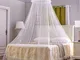 Zanzariera a Tenda per Letto, BESTZY Zanzariera Principessa, Zanzariera a Baldacchino per...