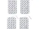 axion - 4 elettrodi pads adesivi misura 12x7 cm compatibili con elettrostimolatori TENS e...