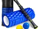 HBselect Rullo Massaggio Muscolare Set 4 Kit Fitness Foam Roller in Schiuma Spiky Ball Lac...
