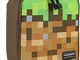 Minecraft - Borsa porta pranzo ufficiale blocco d'erba - Bambini (Taglia unica) (Verde/Mar...