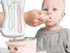 Cucchiaio Silicone Svezzamento, BPA Free Soft-Tip primo stadio Cucchiaini per neonati in s...