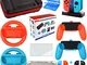 Kit Accessori per Nintendo Switch - Custodia Pellicola Protettive per Nintendo Switch Cons...