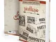 Logbuch-Verlag libro ricette ricettario A4 personalizzabile DIY vuoto vintage beige rosso...