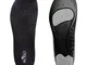 MOISO Solette Orthotiche con Supporto Archetto, Cuscino Heel e Gel Massaggio su Fendine pe...