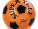 Mondo Toys  - Pallone da Calcio  SUPERTELE FLUO - per bambina/bambino - colore giallo/aran...