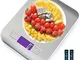 Bilancia da Cucina Smart Digitale con Funzione Tare,5kg/11 lbs Acciaio Inox Bilancia Elett...