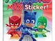 Superpigiamini. Maxi sticker. Pj Masks. Con adesivi. Ediz. a colori